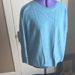 Garnet Hill Soft Blue Sweater